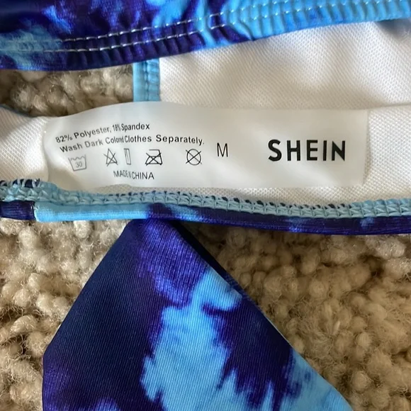Shein blue swimsuit set. - Picture 3 of 3